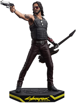  «Коллекционная фигурка Dark Horse Deluxe Cyberpunk 2077 Johnny Silverhand (3006-720)», бренда Dark Horse - фото №1 - миниатюра