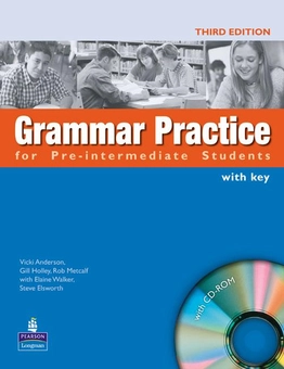 Бумажная книга «Grammar Practice Pre-intermediate Book with Key (+ CD-ROM)», авторов Элейн Вокер, Стив Елсворс, Вики Андерсон - фото №1 - миниатюра