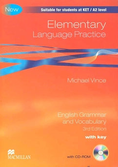 Бумажная книга «Elementary Language Practice New with Key (+ CD-ROM)», автор Майкл Винс - фото №1 - миниатюра