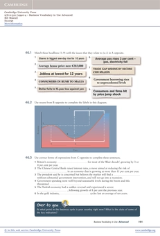 Паперова книга «Business Vocabulary in Use: Advanced with Answers (+ CD-ROM)», автор Білл Мескалл - фото №5 - мініатюра