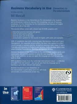 Паперова книга «Business Vocabulary in Use: Elementary to Pre-intermediate with Answers (+ CD-ROM)», автор Білл Мескалл - фото №3 - мініатюра