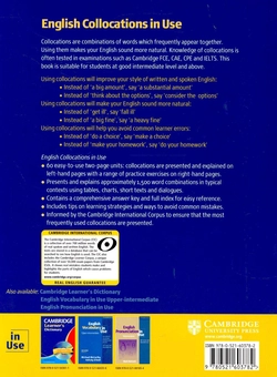 Бумажная книга «English Collocations in Use: Intermediate with Answers», авторов Майкл Маккарти, Фелисити О'Делл - фото №3 - миниатюра