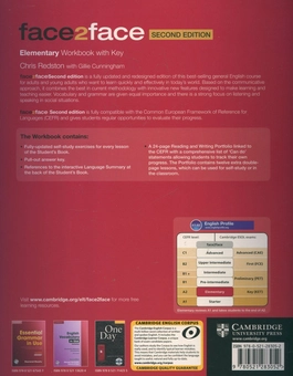 Бумажная книга «Face2face. Elementary Workbook with Key», авторов Крис Редстон, Джилли Каннингем - фото №3 - миниатюра