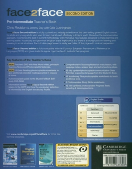 Бумажная книга «Face2face. Pre-intermediate Teacher's Book with DVD», авторов Джилли Каннингем, Крис Редстон, Джереми Дей - фото №2 - миниатюра