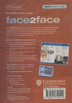 Бумажная книга «Face2face. Starter Classware DVD-ROM (single classroom)», авторов Джилли Каннингем, Крис Редстон - фото №2 - миниатюра