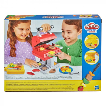  «Набір для творчості Play-Doh з пластиліном Гриль (5010993786244)», бренду Hasbro - фото №2 - мініатюра