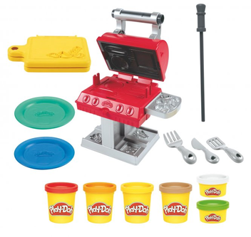  «Набір для творчості Play-Doh з пластиліном Гриль (5010993786244)», бренду Hasbro - фото №5 - мініатюра