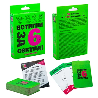  «Настольная игра Strateg Встигни за 6 секунд (30403)», бренда Strateg - фото №4 - миниатюра