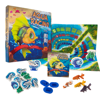  «Настольная игра Strateg Aqua racing (30416)», бренда Strateg - фото №2 - миниатюра