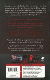 Бумажная книга «Carrie», автор Стивен Кинг - фото №2 - миниатюра
