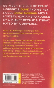 Бумажная книга «Paul of Dune», авторов Брайан Герберт, Кевин Дж. Андерсон - фото №3 - миниатюра