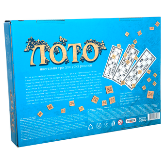 «Настольная игра Strateg Лото (30662)», бренда Strateg - фото №2 - миниатюра