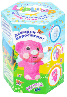  «Набор для творчества Strateg Liploop Поросенок (30706)», бренда Strateg - фото №1 - миниатюра