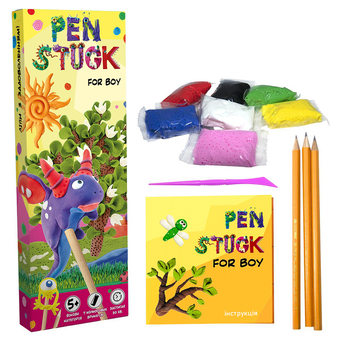  «Набор для творчества Strateg Pen Stuck for boy (30762)», бренда Strateg - фото №2 - миниатюра