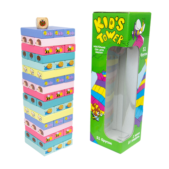  «Настольная игра Strateg Kid’s Tower (30863)», бренда Strateg - фото №2 - миниатюра