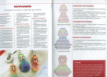 Паперова книга «Чудовий бісер. Об'ємні фігурки, брелоки, прикраси», авторів Франциска Майклер, Торстен Беккер, Сабіна Кох - фото №7 - мініатюра