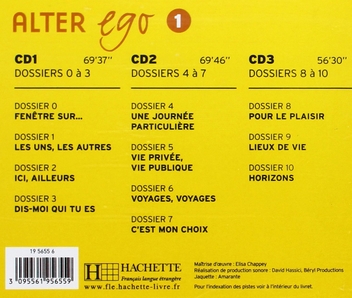Бумажная книга «Alter Ego 1. Méthode de français. A1. CD audio classe (x3)», авторов В. Кизирян, Энни Бертет, Моник Ваэндендрис, Беатрикс Сэмпсонис, Кэтрин Хьюго - фото №2 - миниатюра