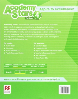 Паперова книга «Academy Stars 4 Workbook», автор Джулі Тайс - фото №2 - мініатюра