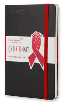 «Блокнот Moleskine Red середній чорний (QP060RED02)», бренду Moleskine - фото №1 - мініатюра