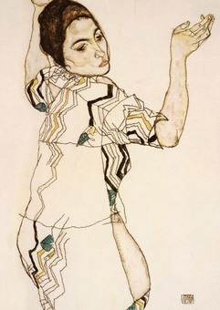  «Открытка Tushita Egon Schiele Portrait von Friederike Beer», бренда Tushita - фото №1 - миниатюра