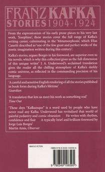 Бумажная книга «Franz Kafka Stories 1904-1924», автор Франц Кафка - фото №2 - миниатюра