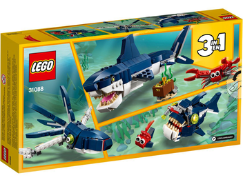  «Конструктор LEGO Creator Подводные жители 230 деталей (31088)», бренда LEGO - фото №2 - миниатюра