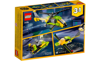  «Конструктор LEGO Creator Приключение на вертолёте 114 деталей (31092)», бренда LEGO - фото №4 - миниатюра