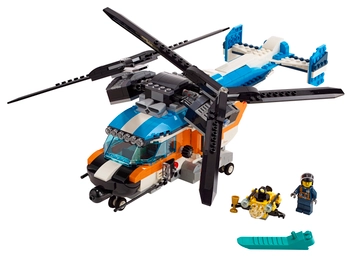 «Конструктор LEGO Creator Двухроторный вертолет (31096)», бренда LEGO - фото №6 - миниатюра