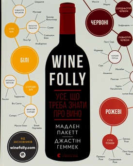 Бумажная книга «Wine Folly. Усе, що треба знати про вино», авторов Джастин Хэммек, Мадлен Пакетт - фото №1 - миниатюра
