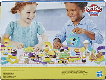  «Набір для творчості з пластиліном Hasbro Play-Doh Coffee N Tea Party Playset (F5751)», бренду Hasbro - фото №2 - мініатюра