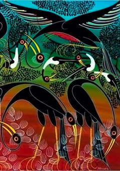  «Пазл Heye Журавли Тинга Тинга Tinga Tinga (29428)», бренда Heye - фото №2 - миниатюра