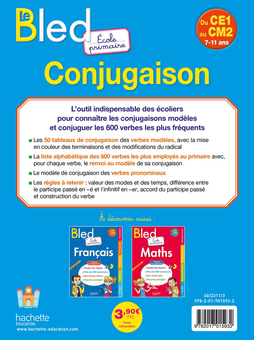 Бумажная книга «Bled école primaire Conjugaison », автор Даниель Берлион - фото №2 - миниатюра