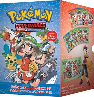 Паперова книга «Pokemon Adventures. Ruby & Sapphire Box Set (Volumes 15-22)», автор Хiденорi Кусака - фото №1 - мініатюра