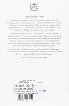 Бумажная книга «DaF-Krimis: A1/A2 Ein Schuss ins Leere mit MP3-Audios als Download», автор Роланд Дитрих - фото №2 - миниатюра