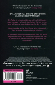 Бумажная книга «Cosmopolis», автор Дон Делилло - фото №3 - миниатюра