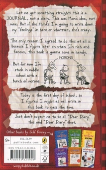 Бумажная книга «Diary Of A Wimpy Kid. Book 1», автор Джефф Кинни - фото №2 - миниатюра