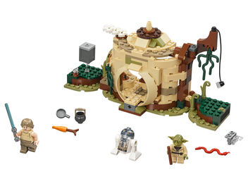  «Конструктор LEGO Star Wars Хатина Йоди 229 елементів (75208)», бренду LEGO - фото №3 - мініатюра
