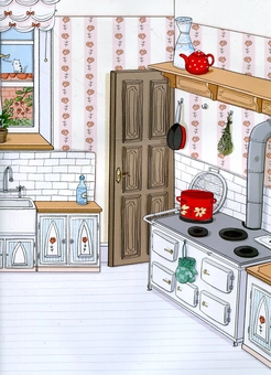 Бумажная книга «Doll's House Sticker Book» - фото №4 - миниатюра