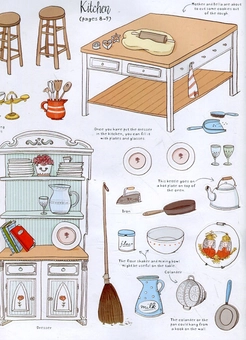 Бумажная книга «Doll's House Sticker Book» - фото №5 - миниатюра