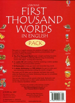 Бумажная книга «First 1000 Words in English Pack (комплект из 2 книг + CD-ROM + карточки)», автор Хизер Амери - фото №3 - миниатюра