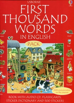 Бумажная книга «First 1000 Words in English Pack (комплект из 2 книг + CD-ROM + карточки)», автор Хизер Амери - фото №2 - миниатюра