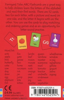 Паперова книга «Farmyard Tales ABC flashcards» - фото №3 - мініатюра