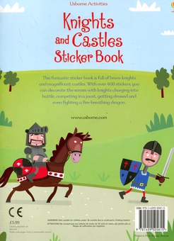 Бумажная книга «Knights and Castles Sticker Book», авторов Люси Боумэн, Леони Претт - фото №3 - миниатюра