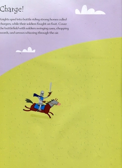 Бумажная книга «Knights and Castles Sticker Book», авторов Люси Боумэн, Леони Претт - фото №4 - миниатюра