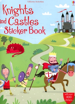 Бумажная книга «Knights and Castles Sticker Book», авторов Люси Боумэн, Леони Претт - фото №2 - миниатюра