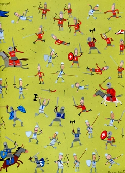 Бумажная книга «Knights and Castles Sticker Book», авторов Люси Боумэн, Леони Претт - фото №5 - миниатюра