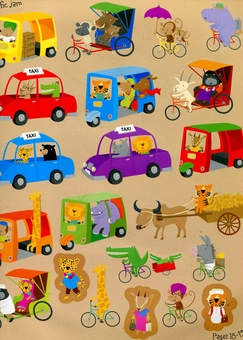 Бумажная книга «Travel Sticker Book», автор Фиона Уотт - фото №5 - миниатюра