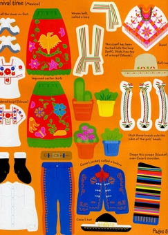 Паперова книга «Sticker Dolly Dressing. Around the World», автор Эмілі Боун - фото №5 - мініатюра
