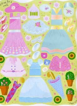 Бумажная книга «Sticker Dolly Dressing. Princesses», автор Фиона Уотт - фото №5 - миниатюра