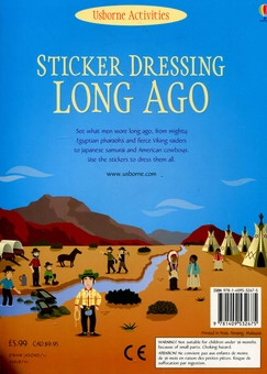 Бумажная книга «Sticker Dressing. Long Ago», автор Меган Келлис - фото №3 - миниатюра